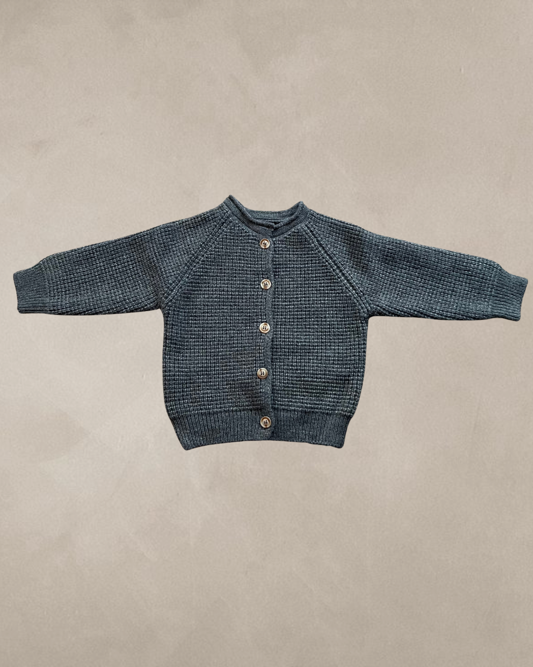 Oak Knit Cardigan (Grey & Latte)