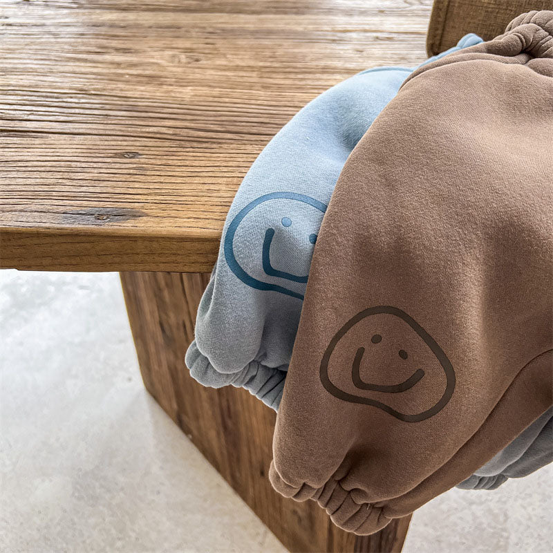 Fleece Joggers Smiley