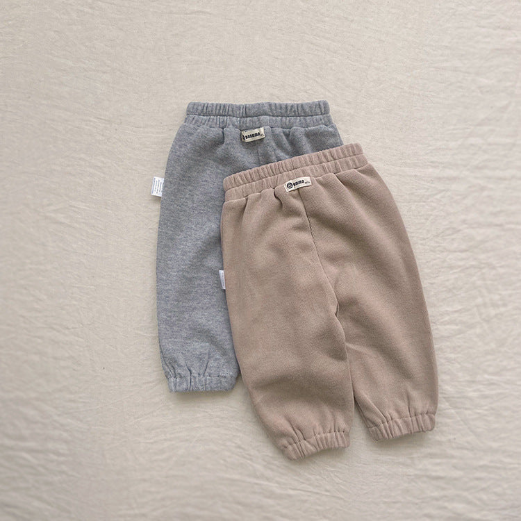 Cotton Ribbed Lounge Set for Toddlers – Long Sleeve Top & Trousers