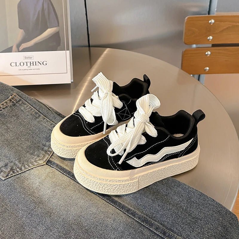 Cameron - Lässige Turnschuhe für Kinder - Plateau - Stil - Sneakers - Khaki - Müller Mode