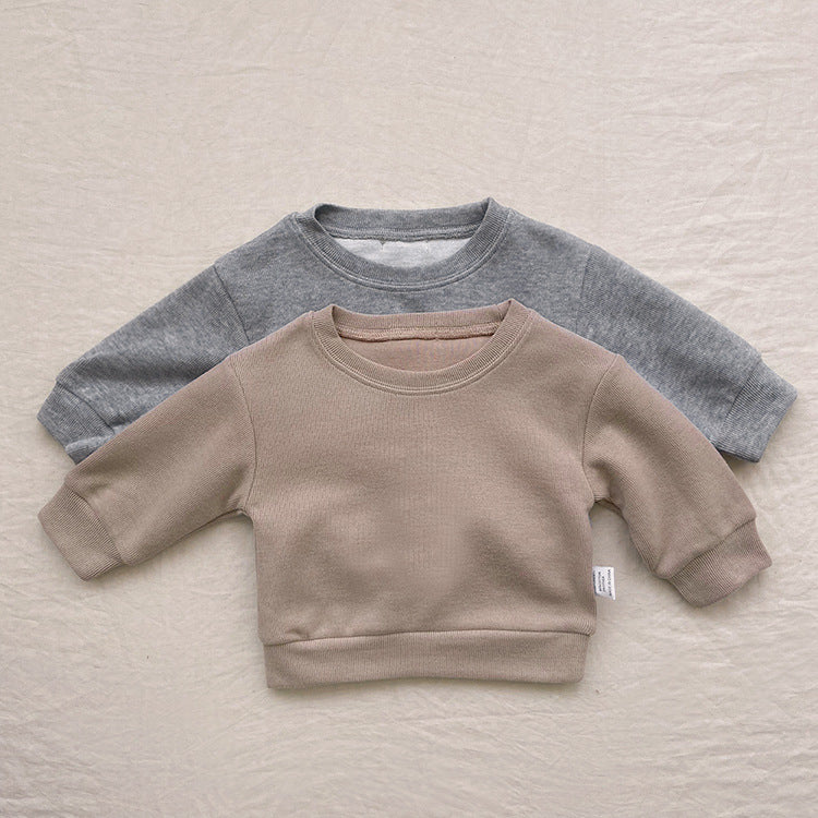 Cotton Ribbed Lounge Set for Toddlers – Long Sleeve Top & Trousers