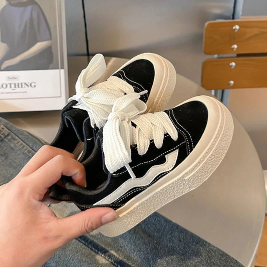 Cameron - Lässige Turnschuhe für Kinder - Plateau - Stil - Sneakers - Schwarz - Müller Mode